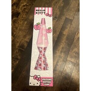 Hello Kitty 16" Lava Motion Volcano Lamp Sanrio Cherry Blossom Glow Kawaii